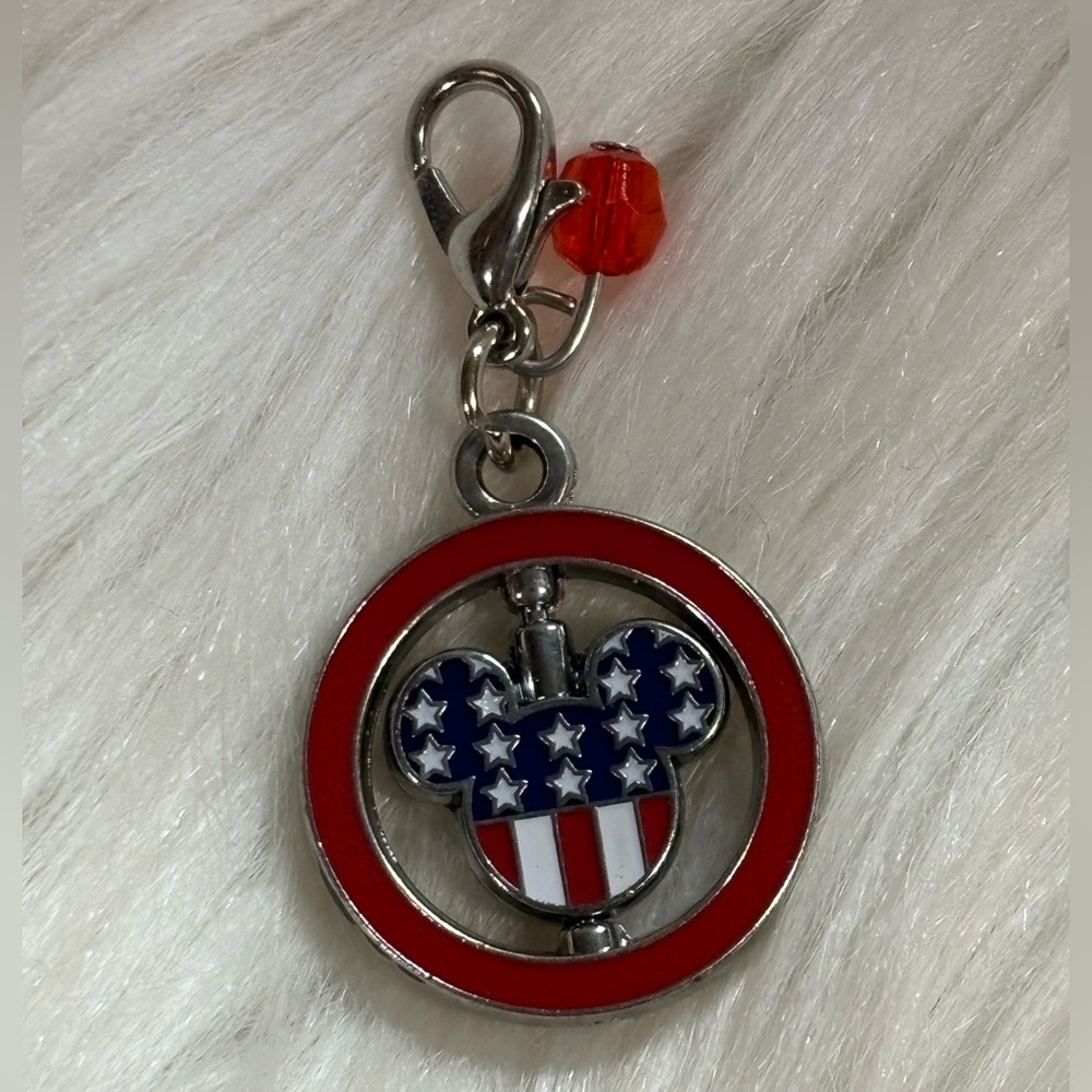Disney Mickey Mouse Patriotic Charm